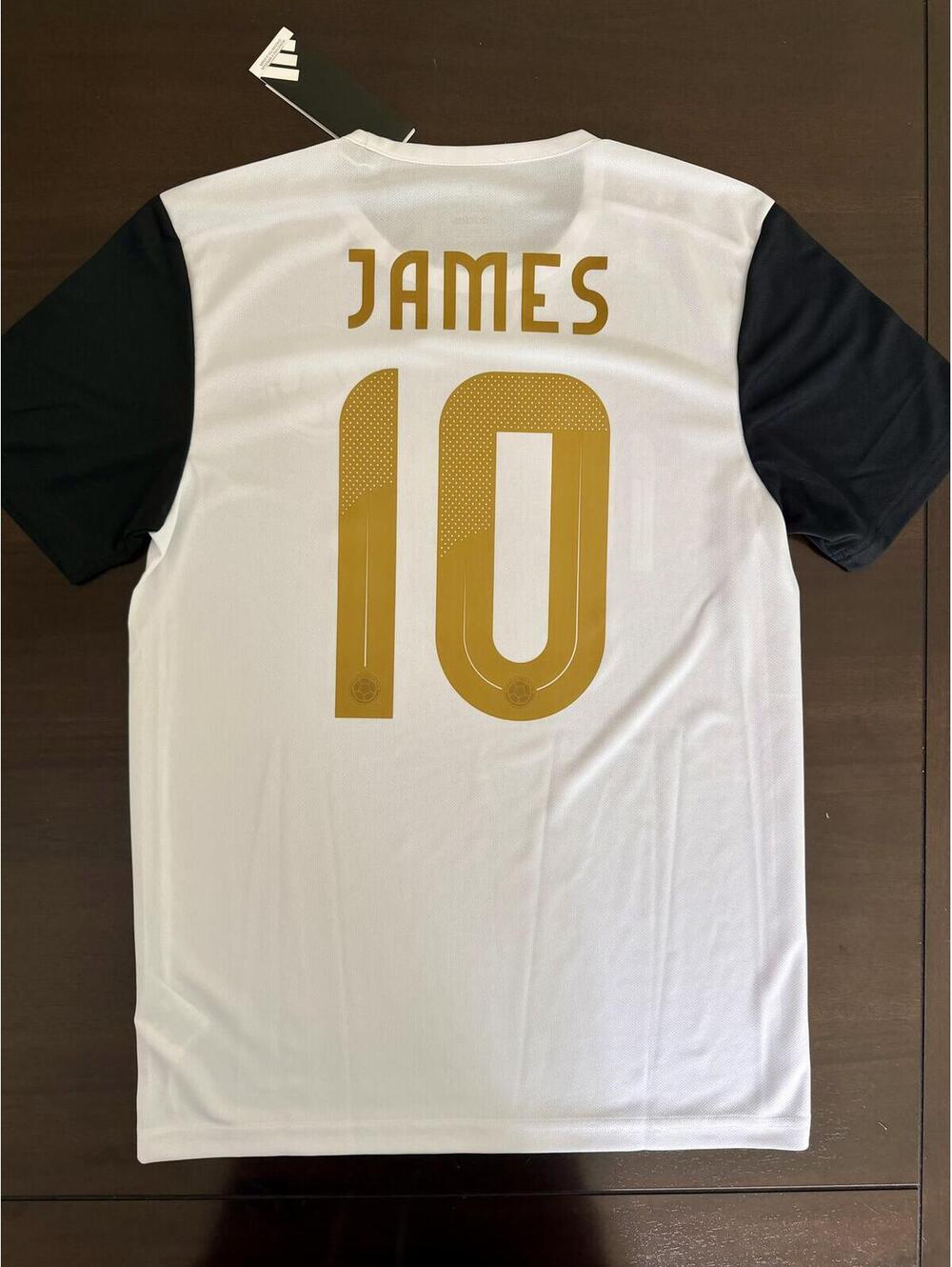 Adidas Colombia James Rodriguez #10 White Jersey Small - Picture 2 of 6